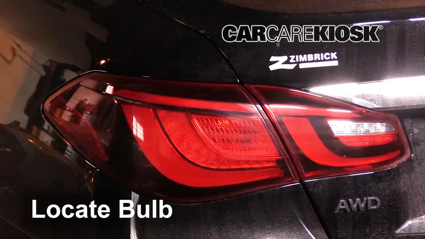 2016 Infiniti Q70 3.7 3.7L V6 Lights Reverse Light (replace bulb)